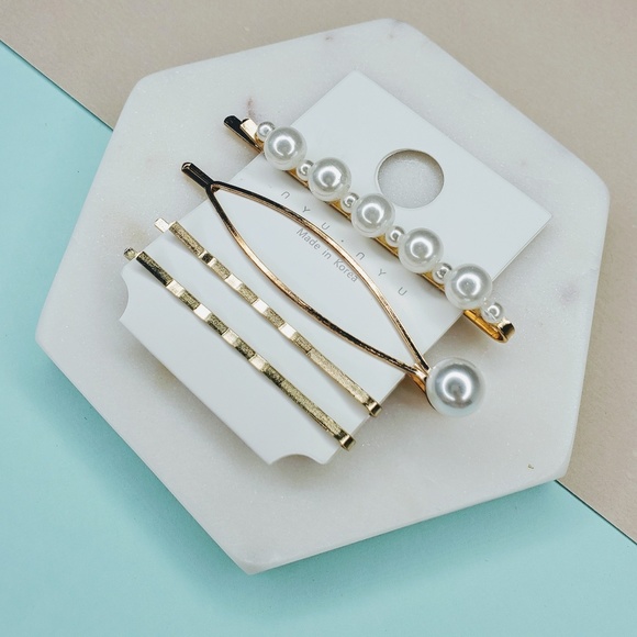 Accessories - 5 for $25 Set of 4  Barrette Hair Pins Clips